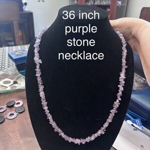 Purple Stone Necklace